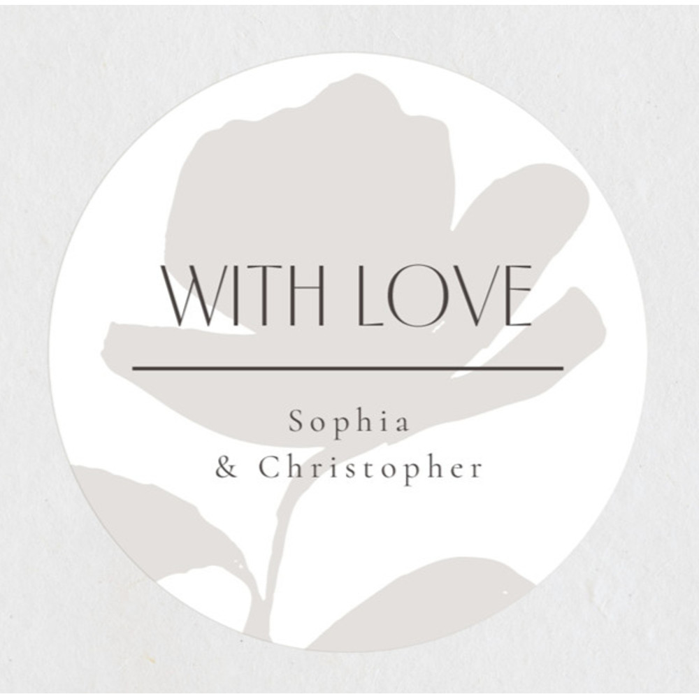 Custom Wedding Label Stickers, Groom and Bride Name Stickers, Personalized Wedding Gift Stickers