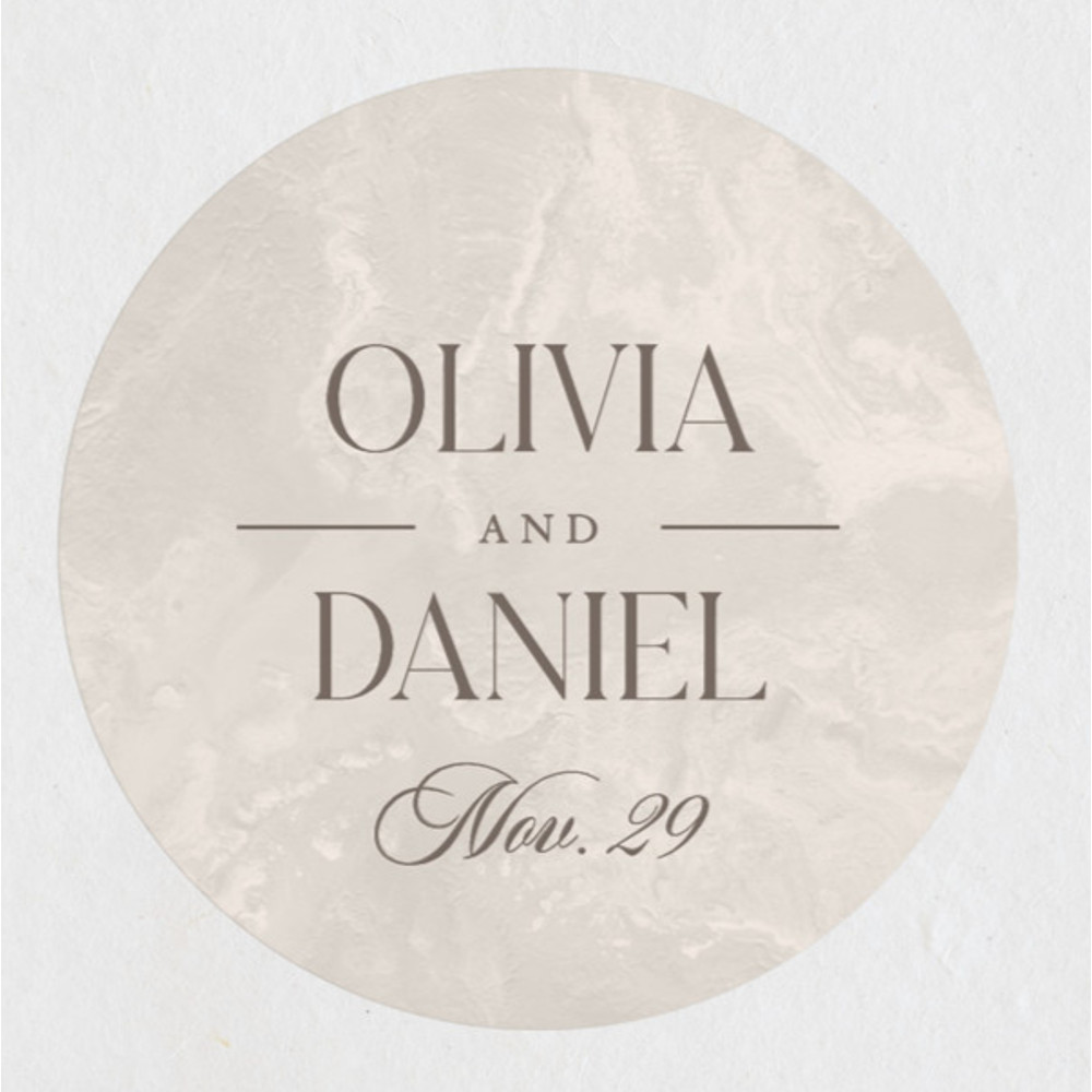 Custom Wedding Label Stickers, Groom and Bride Name Stickers, Personalized Wedding Gift Stickers