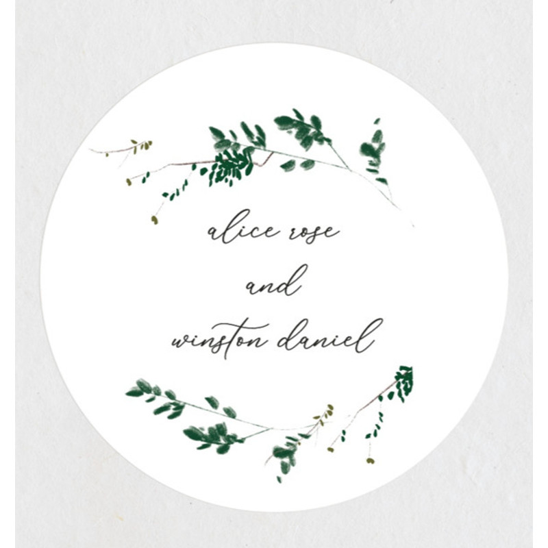 Custom Wedding Label Stickers, Groom and Bride Name Stickers, Personalized Wedding Gift Stickers