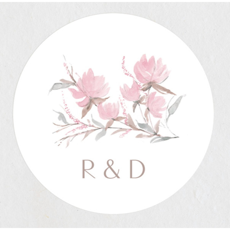 Custom Wedding Label Stickers, Groom and Bride Name Stickers, Personalized Wedding Gift Stickers