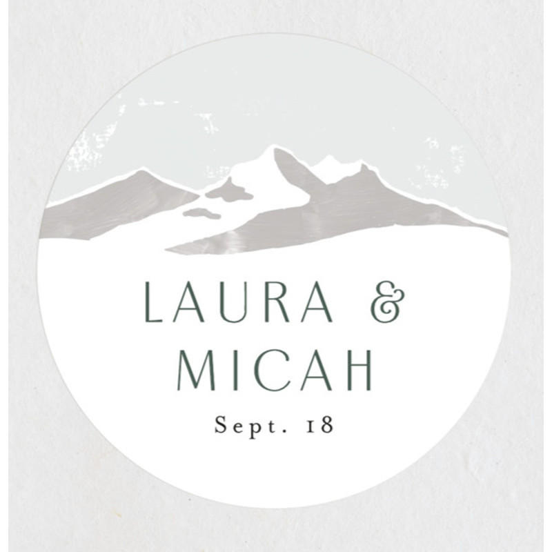 Custom Wedding Label Stickers, Groom and Bride Name Stickers, Personalized Wedding Gift Stickers