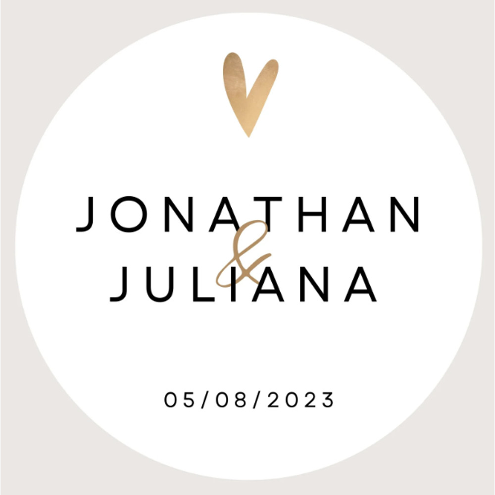 Custom Wedding Label Stickers, Groom and Bride Name Stickers, Personalized Wedding Gift Stickers