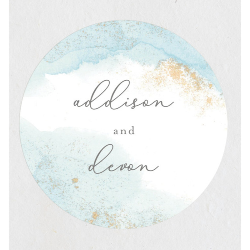 Custom Wedding Label Stickers, Groom and Bride Name Stickers, Personalized Wedding Gift Stickers