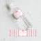Personalized Pink Bow Tie Wedding Water Bottle Label Princess Bridal Shower Bottle Stickers Baby Shower Children Birthday Decor