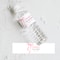 Personalized Pink Bow Tie Wedding Water Bottle Label Princess Bridal Shower Bottle Stickers Baby Shower Children Birthday Decor