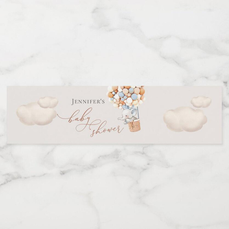 Custom Water Bottle Labels Stickers Self Adhesive Candy Wrap Bridal Shower Decor Personalized Text