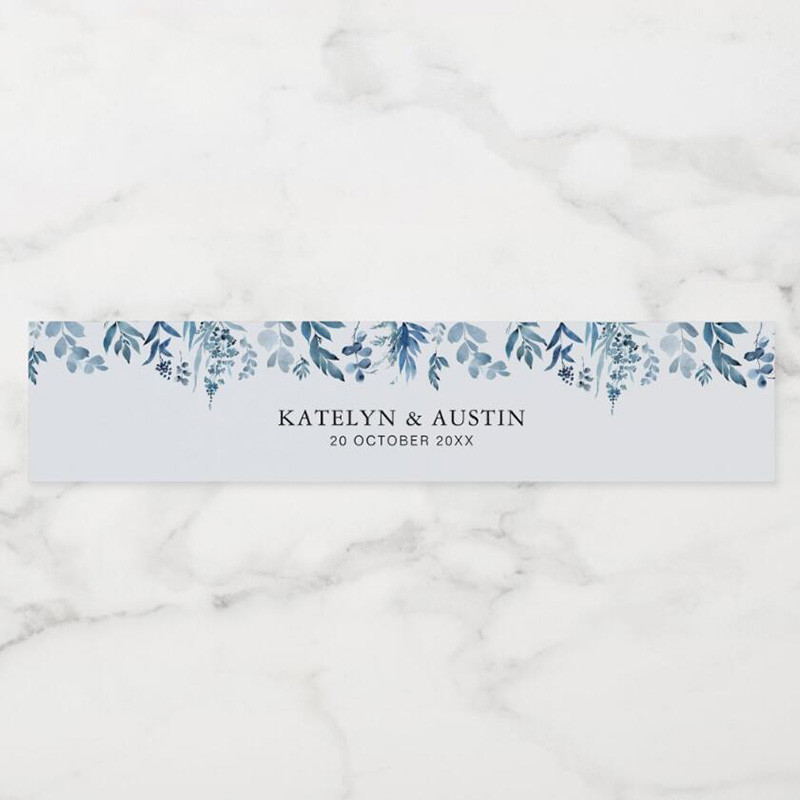 Custom Water Bottle Labels Stickers Self Adhesive Candy Wrap Bridal Shower Decor Personalized Text