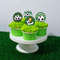 Green Soccer Stickers Football Themed Paper Sticker for Boys Birthday Baby Shower Party Decor Supplies Sports Decor