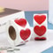 Red Heart Valentines Gift, Love Heart Shaped Sticker, Stationery Stickers, Seal Labels For Weddingr
