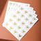 Clear Bronzing Heart Stickers 100 200PC, Gift Sealing Label, Colorful Wedding Invitation, Birthday Party Gathering Gift