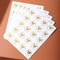 Clear Bronzing Heart Stickers 100 200PC, Gift Sealing Label, Colorful Wedding Invitation, Birthday Party Gathering Gift