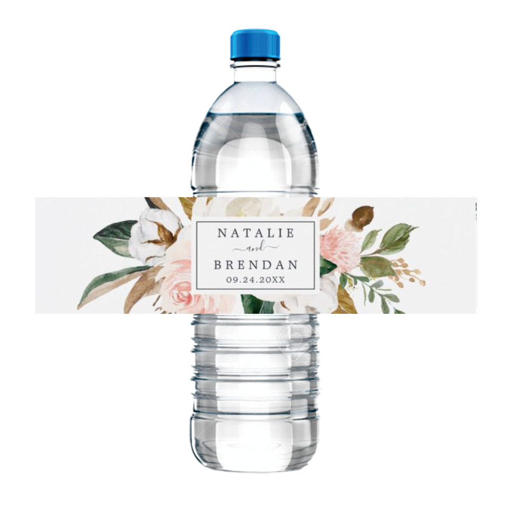 Personalized Bottle Labels, Custom Name Text Stickers, Water Bottle Stickers, Customized Celebration Labels