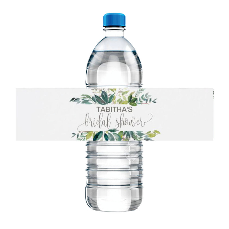 Personalized Bottle Labels, Custom Name Text Stickers, Water Bottle Stickers, Customized Celebration Labels