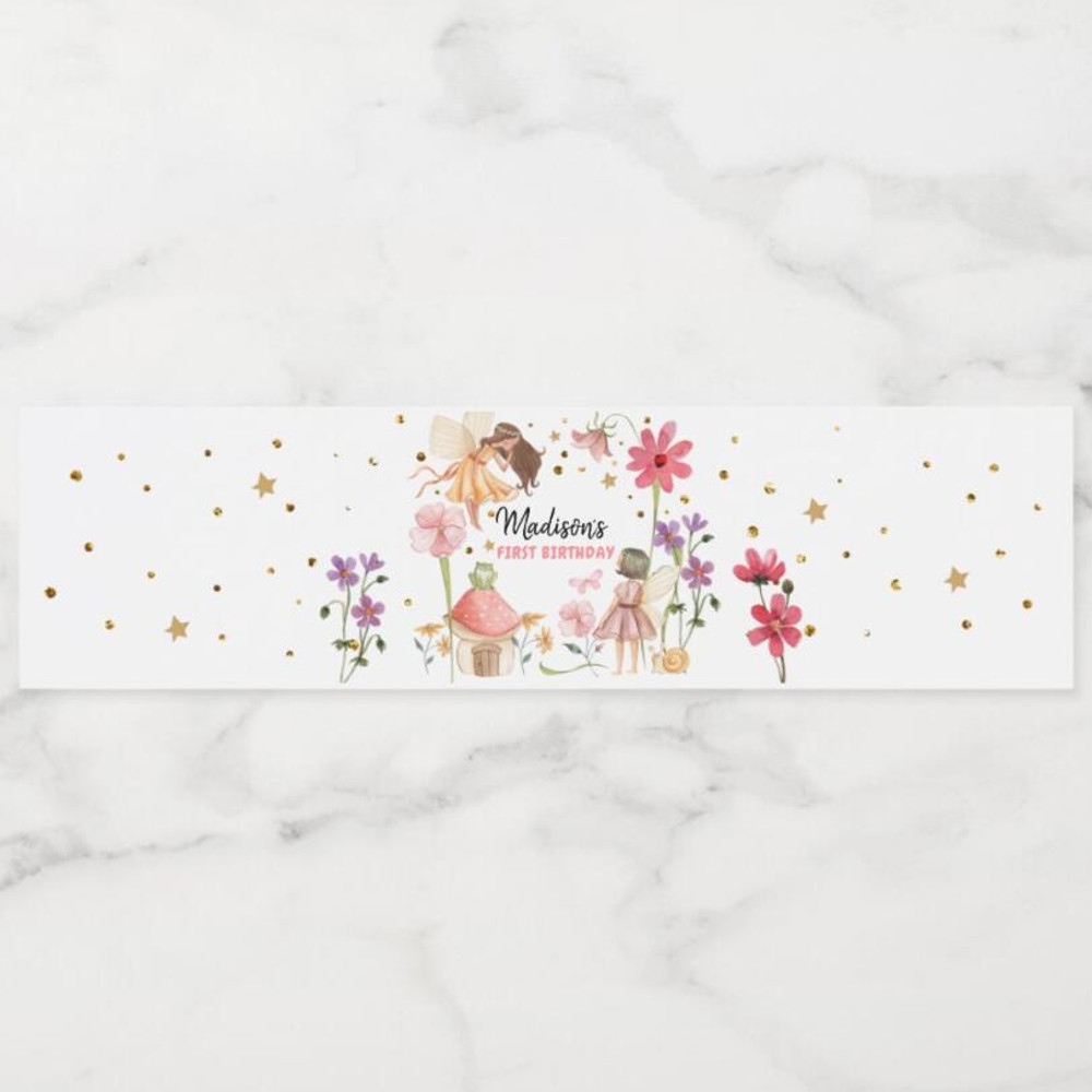 Personalized Bottle Labels, Custom Name Text Stickers, Water Bottle Stickers, Customized Celebration Labels