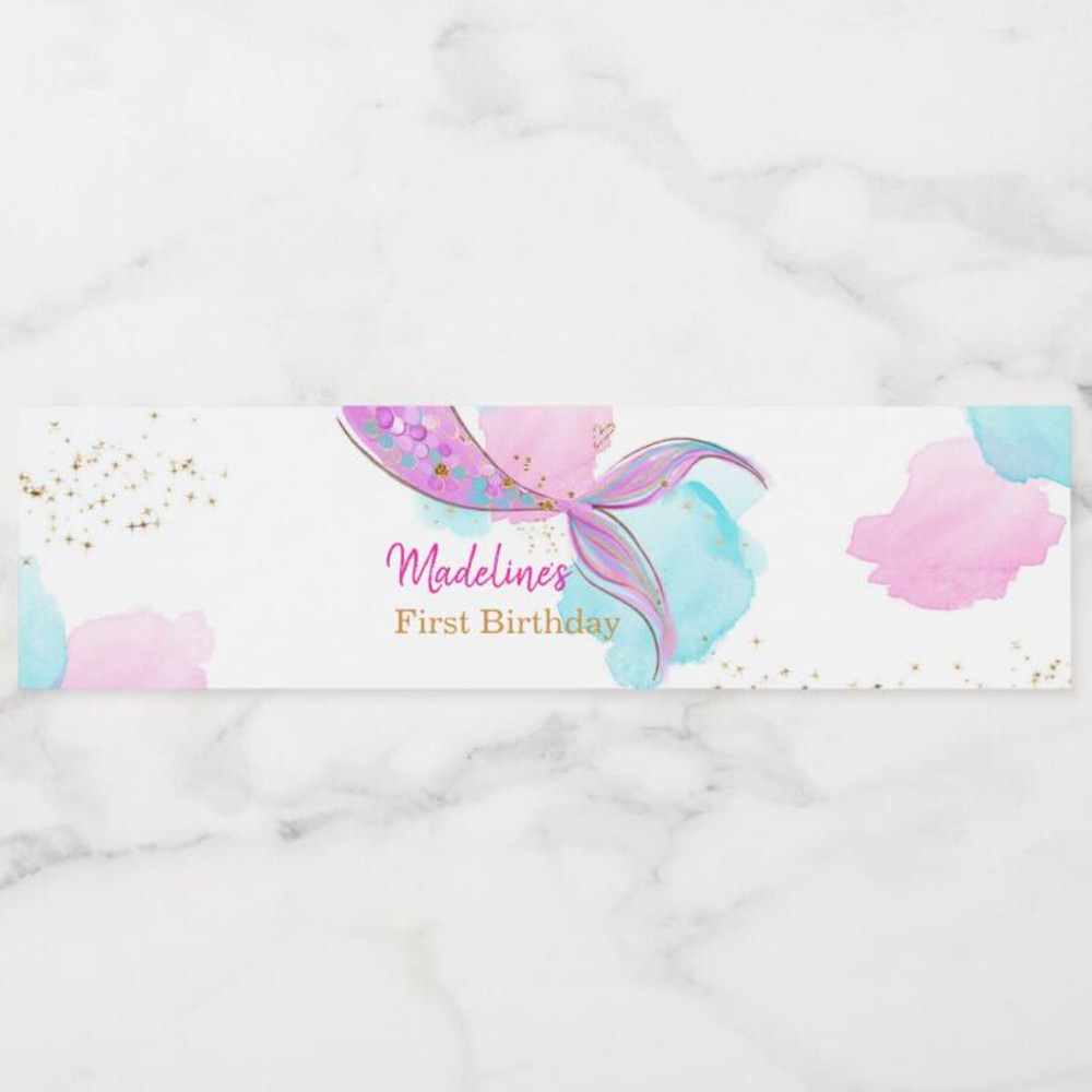 Personalized Bottle Labels, Custom Name Text Stickers, Water Bottle Stickers, Customized Celebration Labels