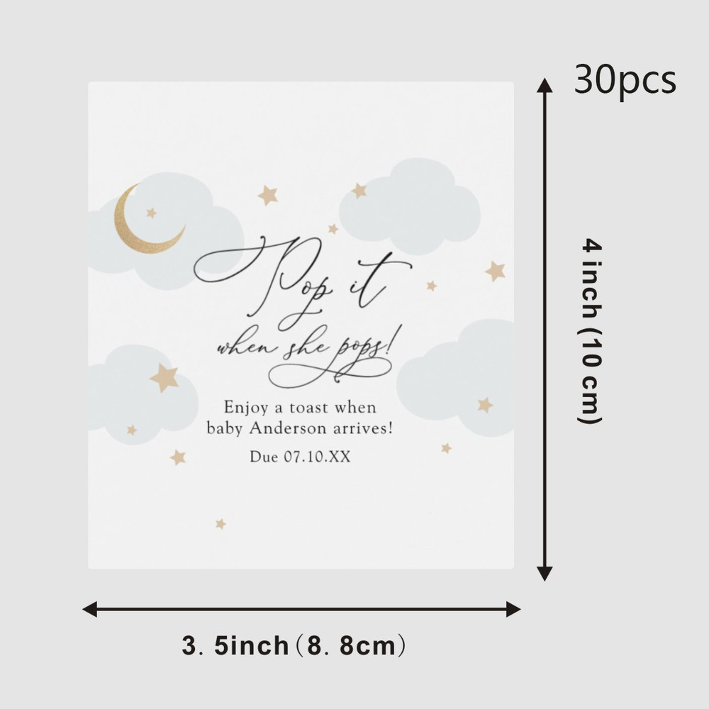 30Pcs Wine Labels, Photo Wine Label Template, Minimalist Wedding Favor, Custom Wine Label, Personalized Gift, Wine Gift Label