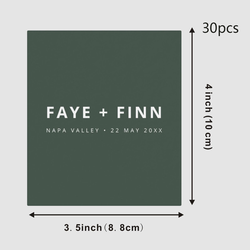 30Pcs Wine Labels, Photo Wine Label Template, Minimalist Wedding Favor, Custom Wine Label, Personalized Gift, Wine Gift Label