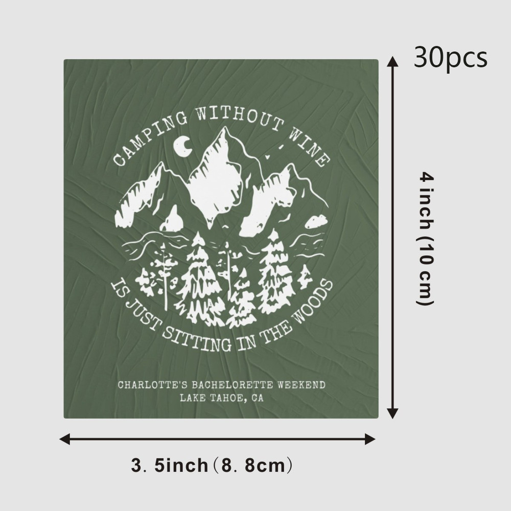 30Pcs Wine Labels, Photo Wine Label Template, Minimalist Wedding Favor, Custom Wine Label, Personalized Gift, Wine Gift Label