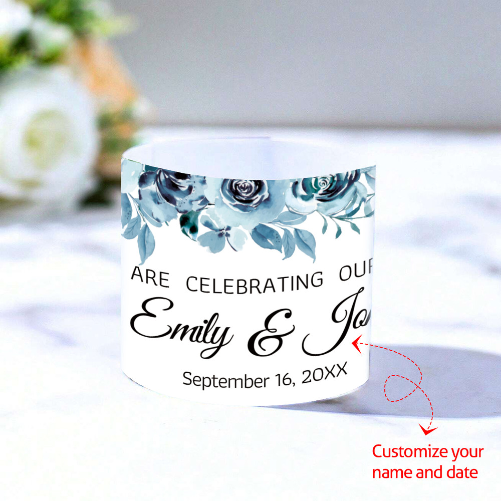 Personalized Water Bottle Stickers, Custom Celebration Labels, Customized Name Text Labels
