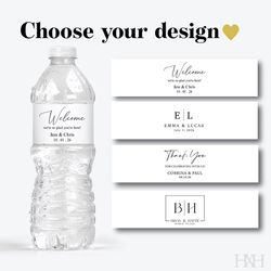 waterproof wedding bottle labels, personalized water bottle stickers, custom stickers for wedding bottles