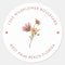 Wedding Sticker Custom Name Date, Personalized Round Circle Label Stickers, Thank You Stickers for Bridal Shower Favors
