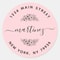 Wedding Sticker Custom Name Date, Personalized Round Circle Label Stickers, Thank You Stickers for Bridal Shower Favors