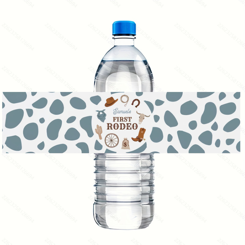 Personalized Bottle Sticker, Custom Celebration Label, Custom Name Text Sticker, Wedding Birthday Christening Decoration