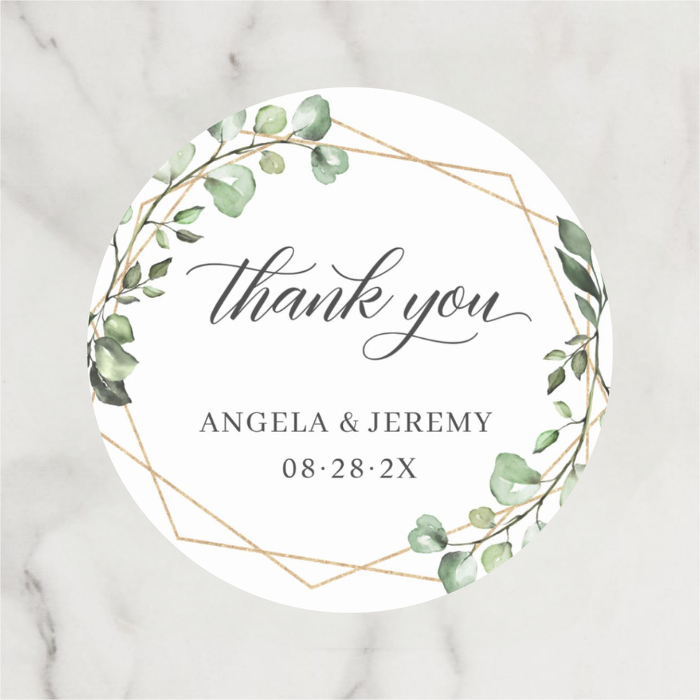 Customized gift labels with personalized stickers for weddings, birthdays, baptisms, parties, and other occasions