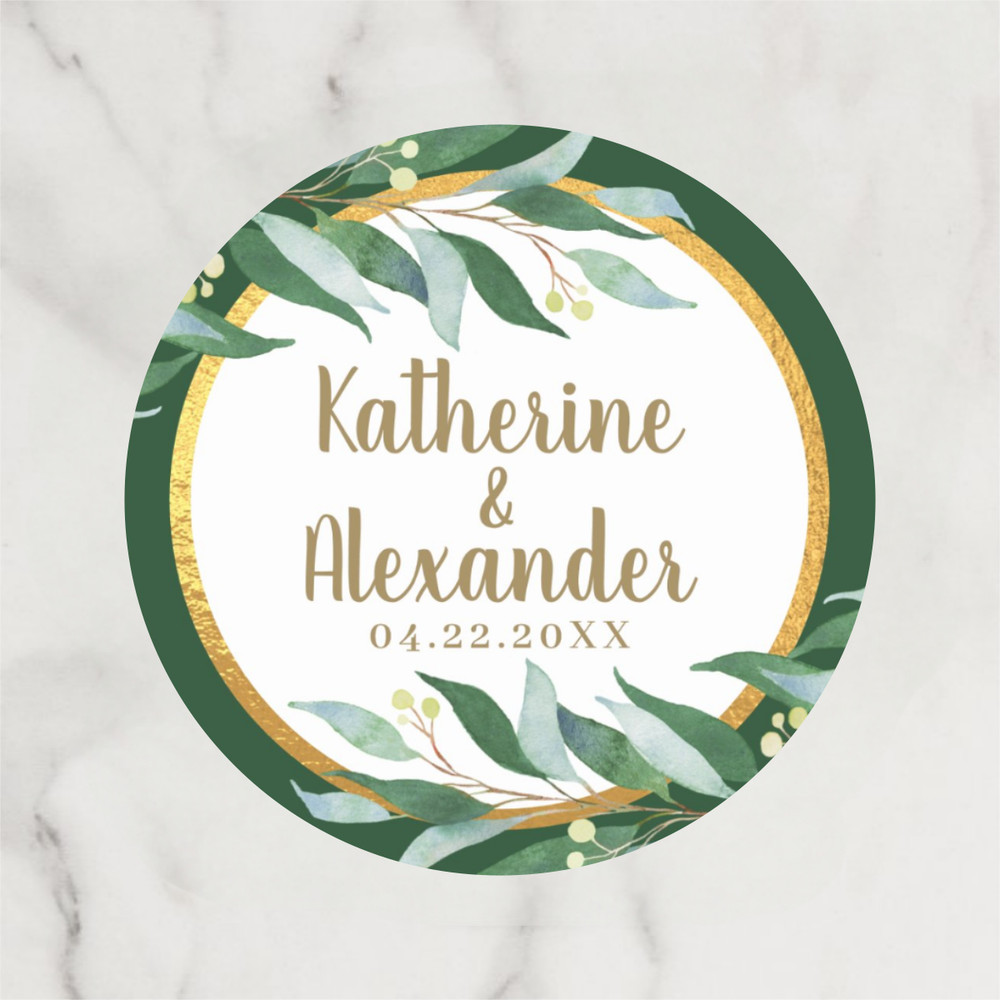 Customized gift labels with personalized stickers for weddings, birthdays, baptisms, parties, and other occasions