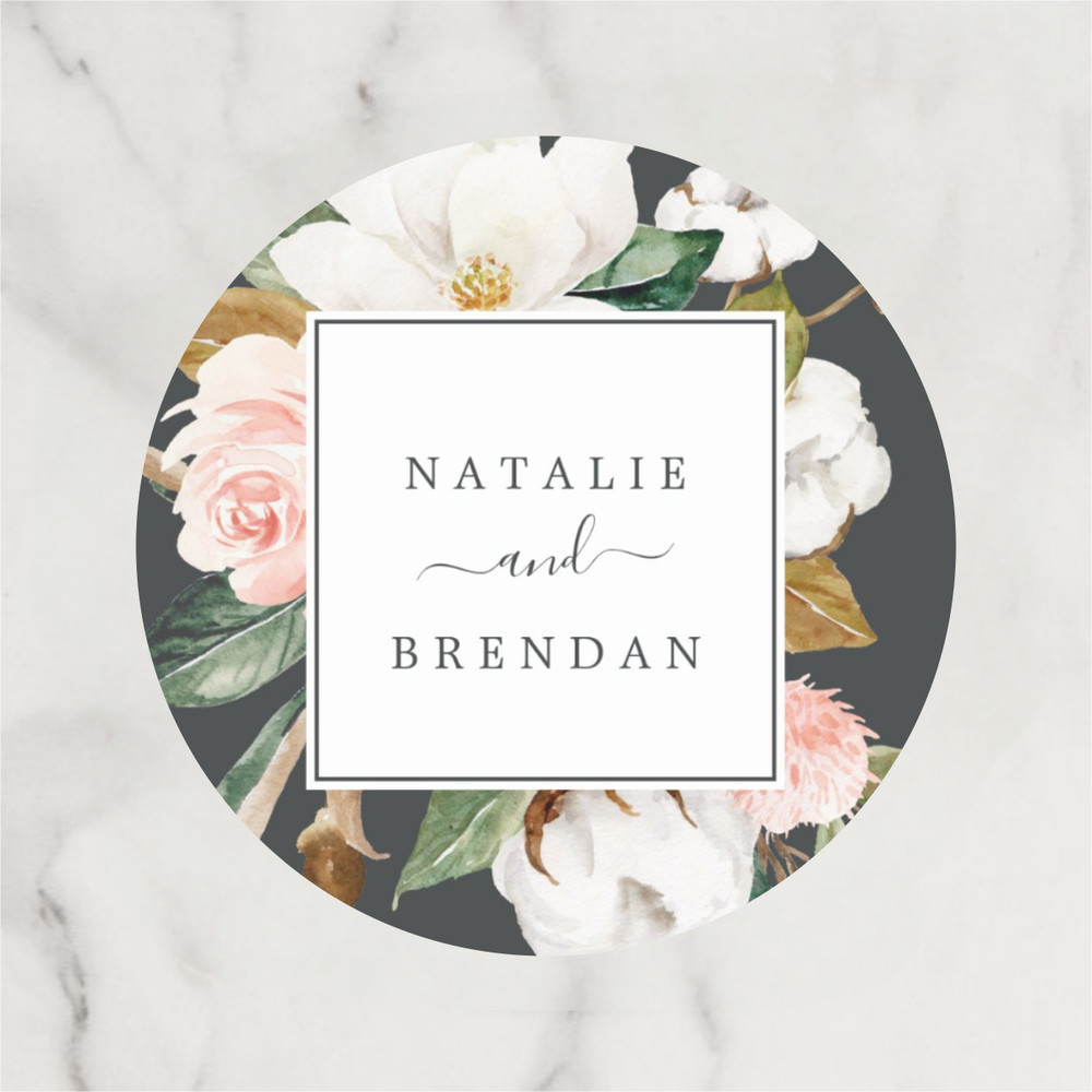 Customized gift labels with personalized stickers for weddings, birthdays, baptisms, parties, and other occasions