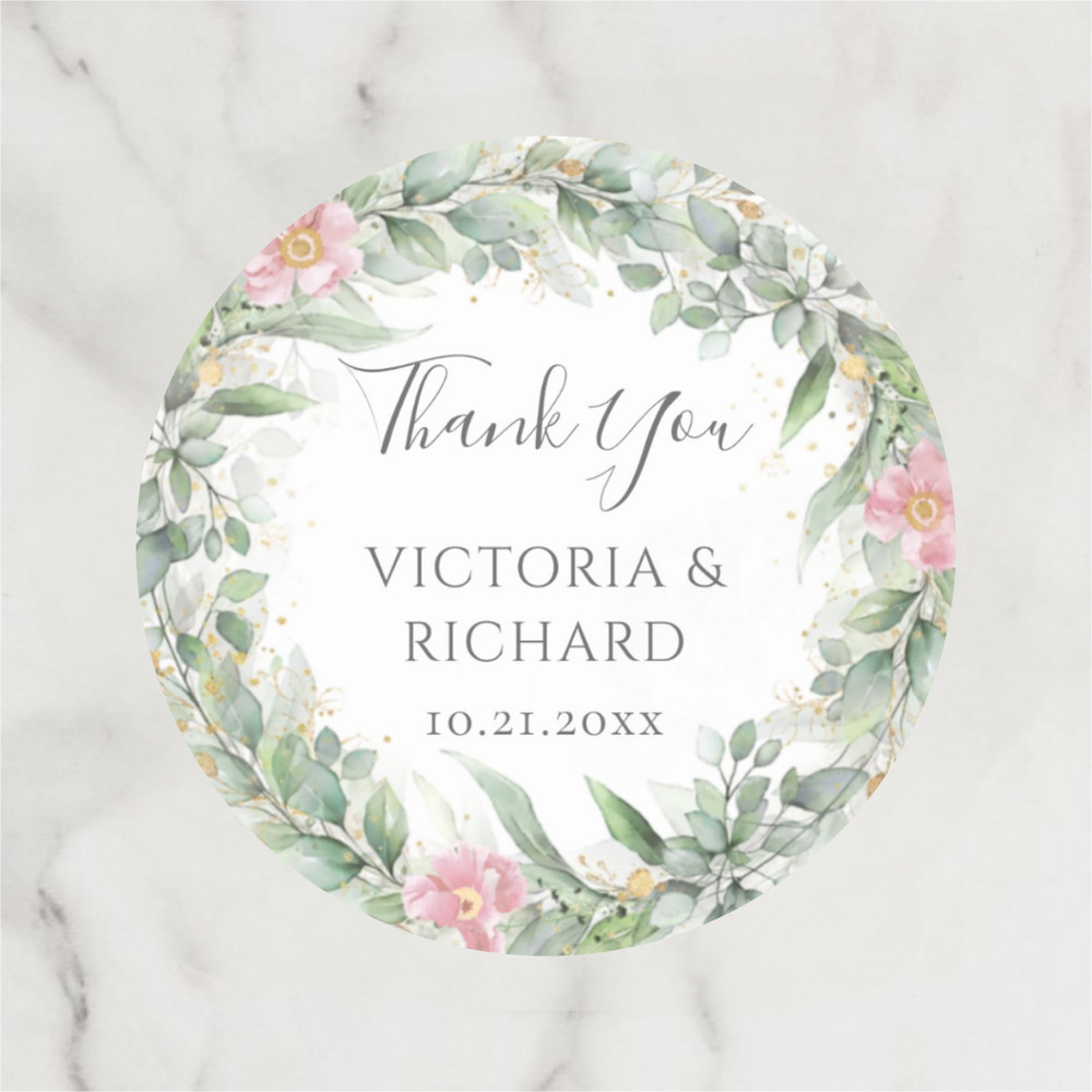 Customized gift labels with personalized stickers for weddings, birthdays, baptisms, parties, and other occasions