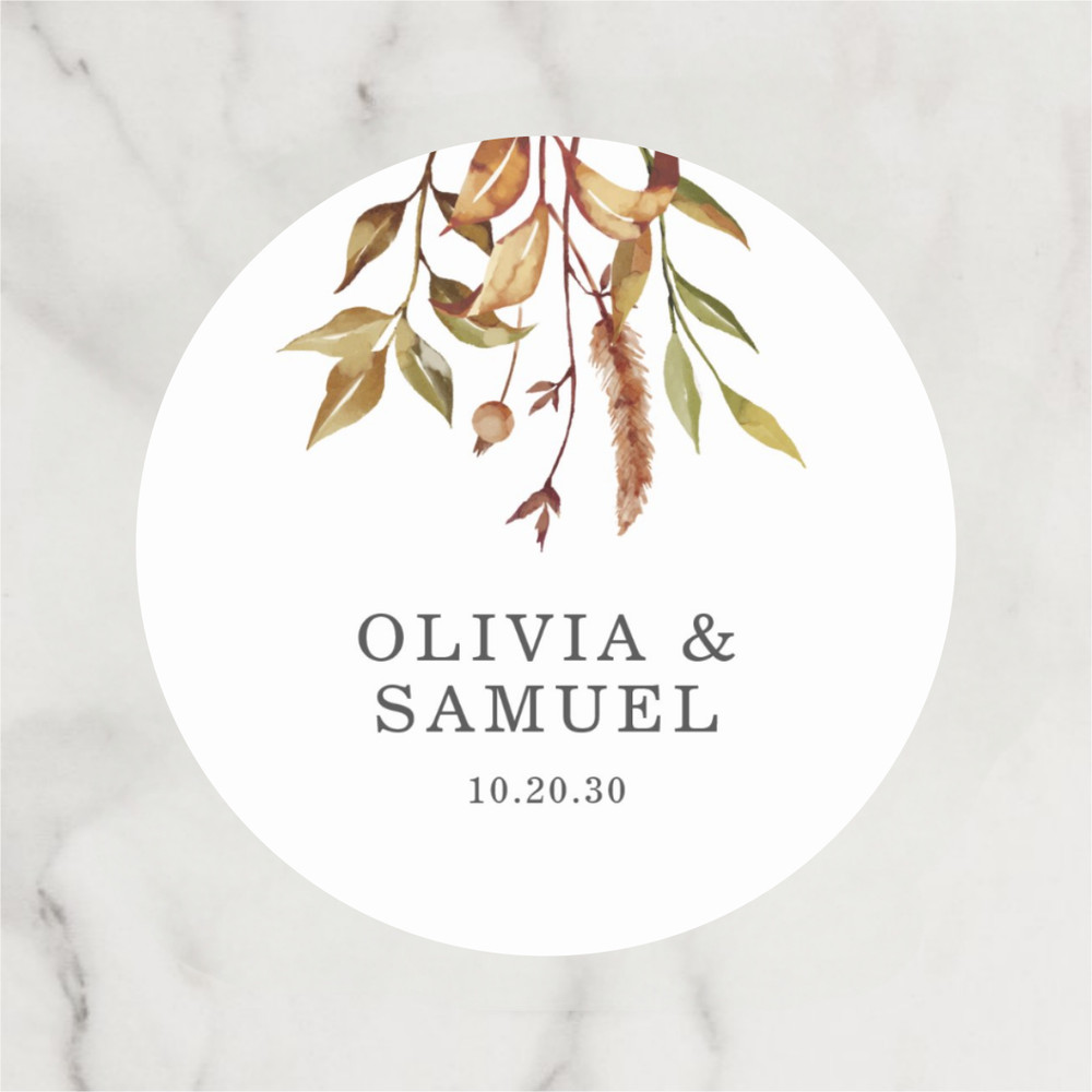 Customized gift labels with personalized stickers for weddings, birthdays, baptisms, parties, and other occasions