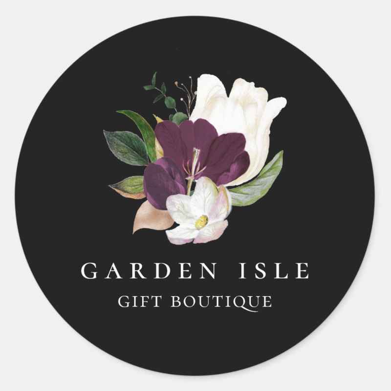 Personalized Round Circle Label Stickers Custom Name Date Thank You Stickers for Bridal Shower Party Favors