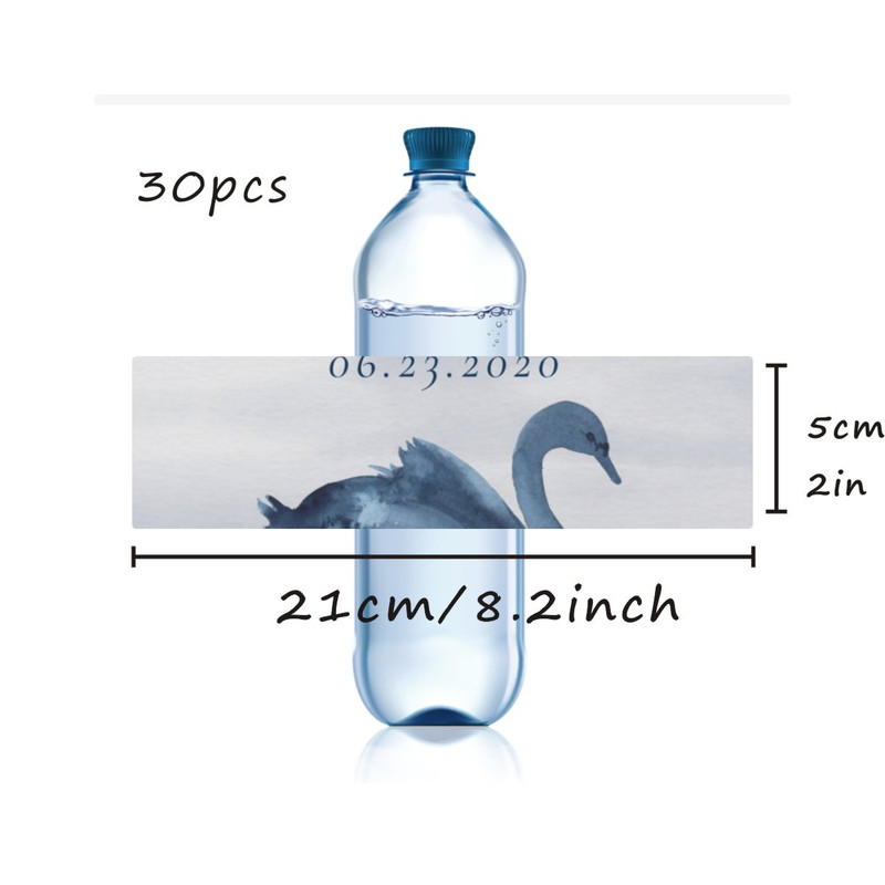 Personalized Minimalist Wedding Sticker, Custom Wedding Welcome, Wedding Water Bottle Stickers, Water Bottle Label
