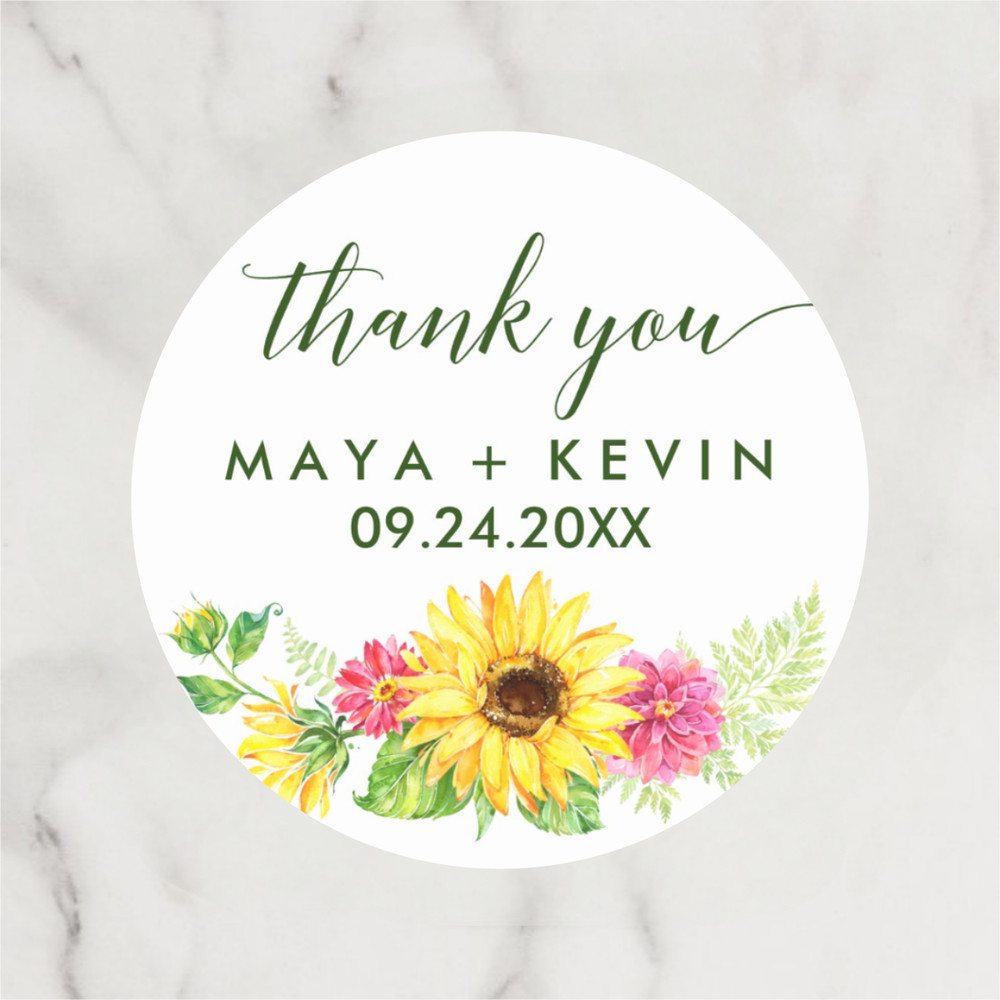 Custom Wedding Circular Stickers, Personalized Wedding Stickers, Customized Gift Labels, Birthday Gift Labels