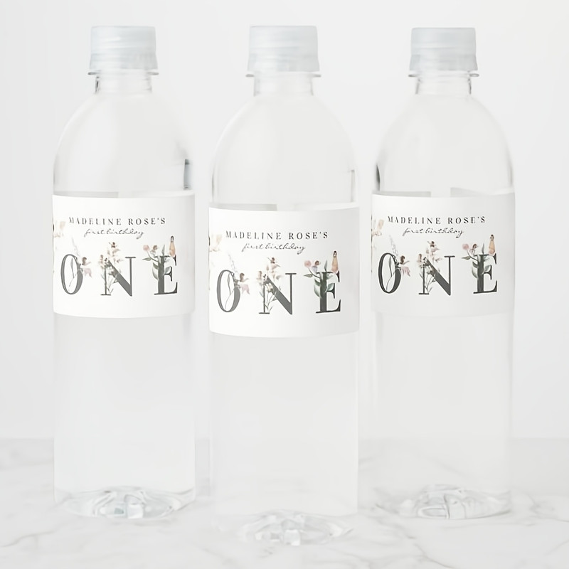 Personalized Simple Wedding Stickers, Custom Wedding Welcome Wedding Water Bottle Stickers, Water Bottle Label Can Print