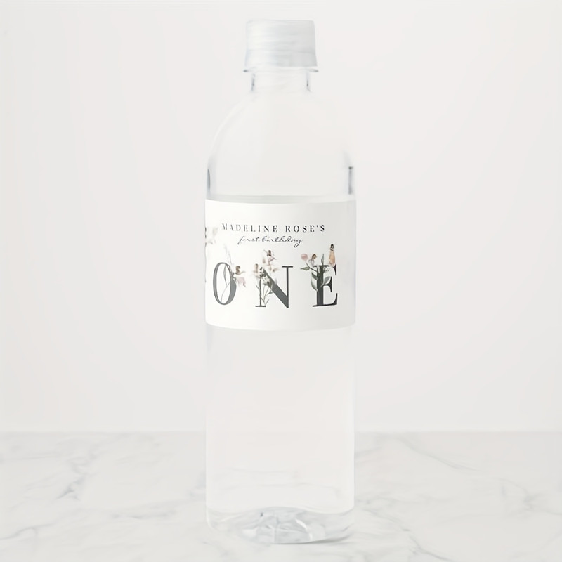 Personalized Simple Wedding Stickers, Custom Wedding Welcome Wedding Water Bottle Stickers, Water Bottle Label Can Print