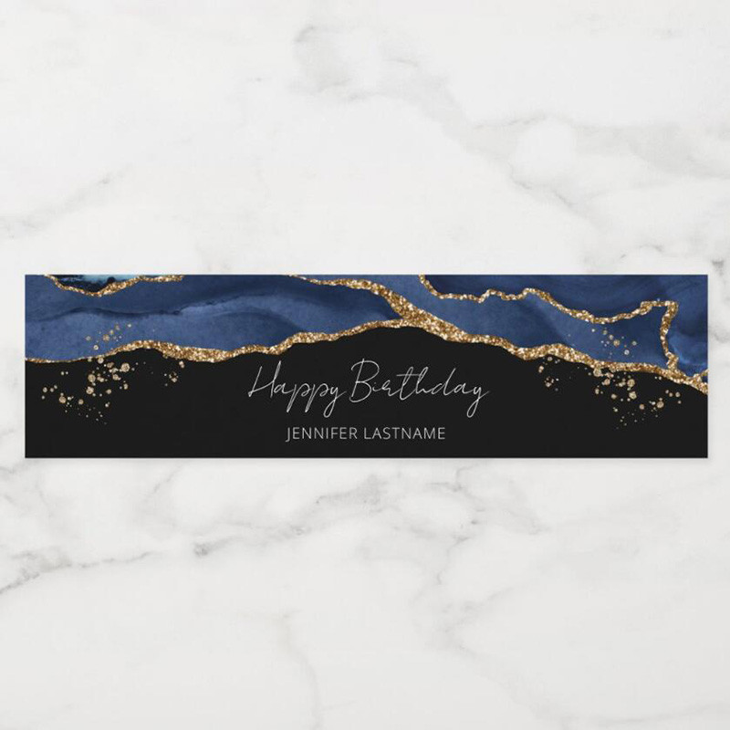 Personalized Wedding, Custom Water Bottle Labels, Stickers, Birthday, Anniversary, Party, Communion, Baptism, Waterproof