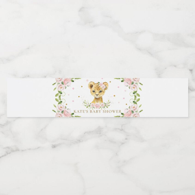 Personalized Wedding, Custom Water Bottle Labels, Stickers, Birthday, Anniversary, Party, Communion, Baptism, Waterproof