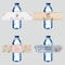 customized labels, personalized bottle labels, water bottle stickers, birthday baptism, wedding party decorations