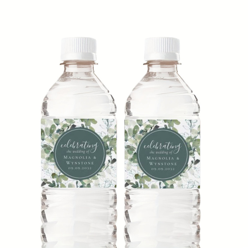 customized labels, personalized bottle labels, water bottle stickers, birthday baptism, wedding party decorations