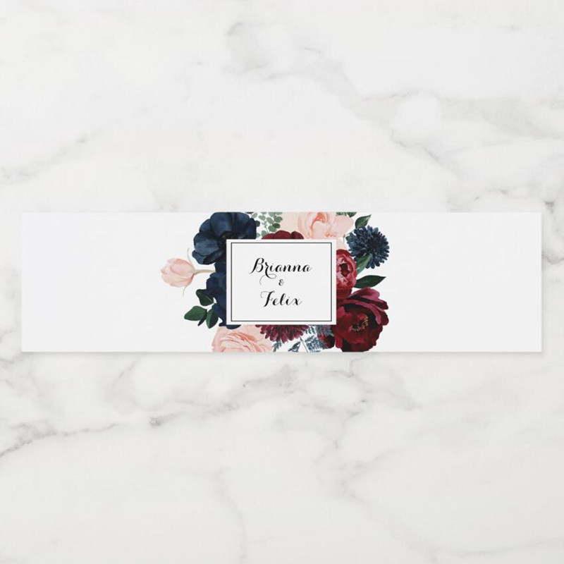 customized labels, personalized bottle labels, water bottle stickers, birthday baptism, wedding party decorations