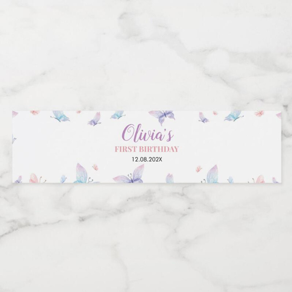 customized labels, personalized bottle labels, water bottle stickers, birthday baptism, wedding party decorations