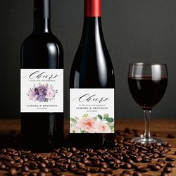 personalized bottle stickers, custom labels with any text, ideal for special occasions, create meaningful memories