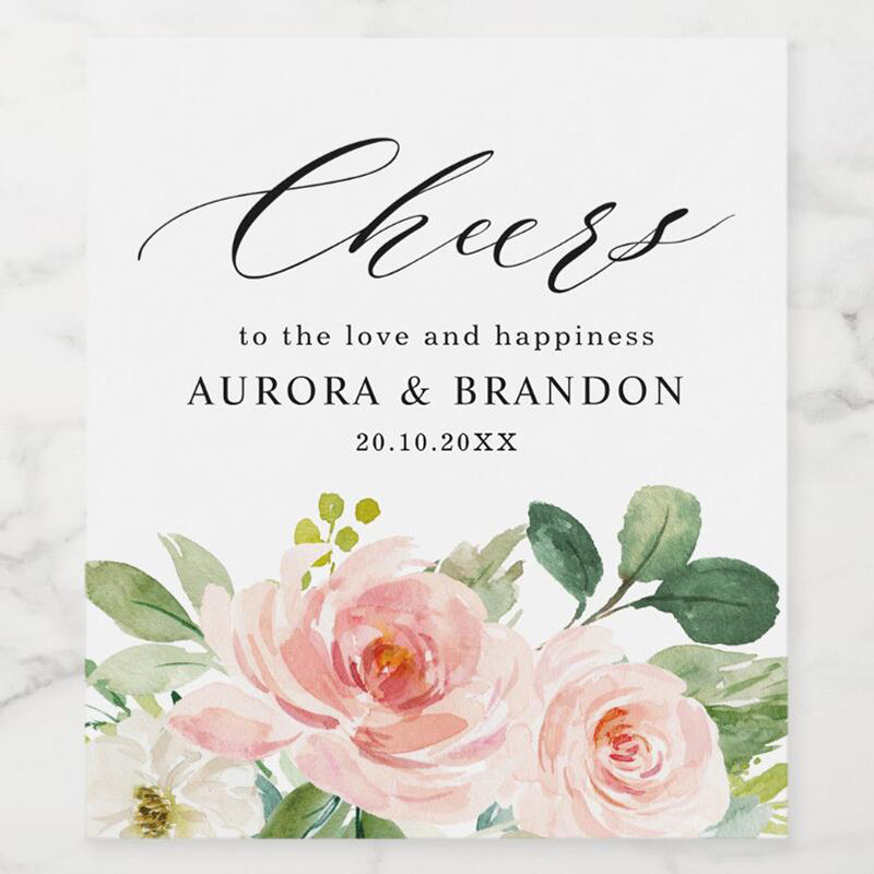 Personalized Bottle Stickers, Custom Labels with Any Text, Ideal for Special Occasions, Create Meaningful Memories