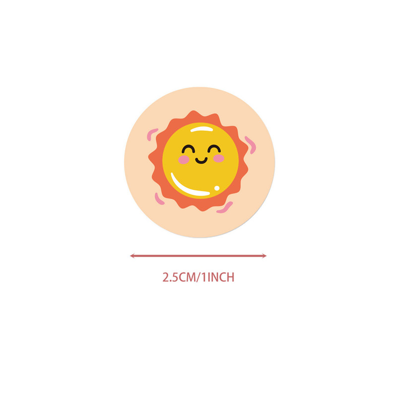 Cartoon Sealing Stickers Roll, Thank You Sticker Envelope, Stationery Stickers, Gift Decor Labels for Kids