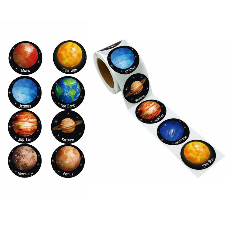 Cartoon Sealing Stickers Roll, Thank You Sticker Envelope, Stationery Stickers, Gift Decor Labels for Kids