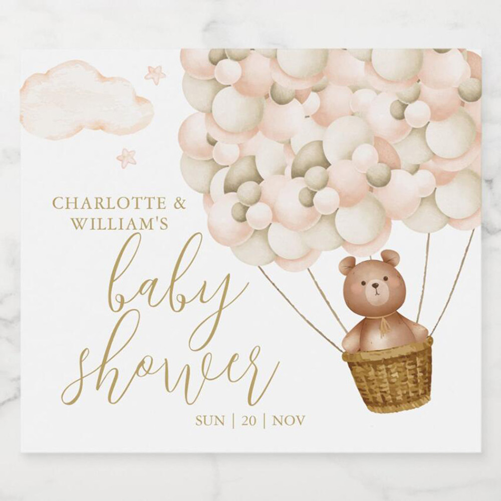 Personalized Wine Bottle Labels, Waterproof Self Adhesive Stickers, Custom Design for Every Celebration