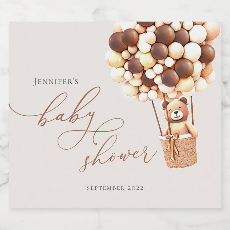 Personalized Wine Bottle Labels, Waterproof Self Adhesive Stickers, Custom Design for Every Celebration