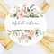 Personalized Round Circle Label Stickers,Wedding Sticker Custom Name Date Thank You Stickers for Bridal Shower Party Favors